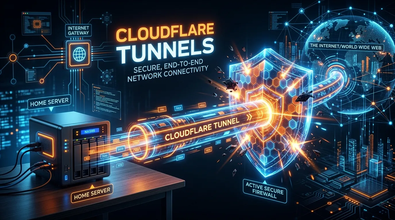 Securing Your Home Server: How to Configure Cloudflare Tunnels Without Port Forwarding Cover Image