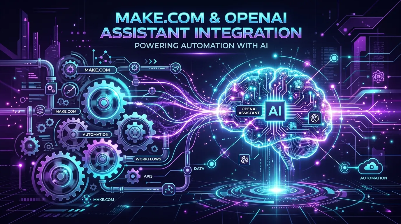 How to Build a Self-Governing Customer Support Agent using Make.com and OpenAI Assistants Cover Image