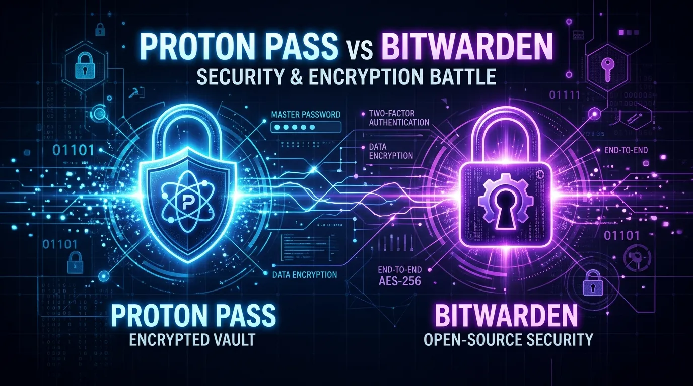 Bitwarden vs Proton Pass: The Best Open-Source Password Managers for Startups Cover Image