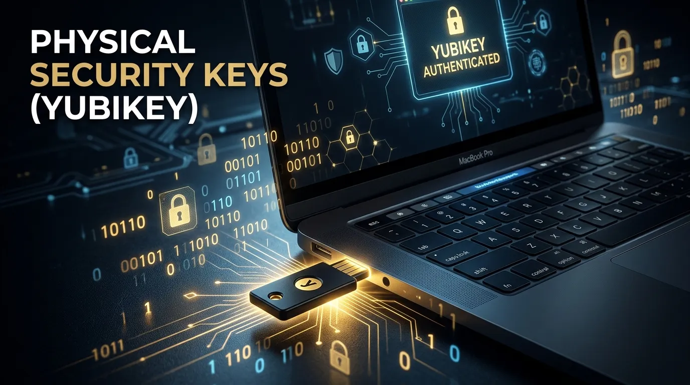 Why Physical Security Keys (Like YubiKey) Are Mandatory for Modern Solopreneurs Cover Image